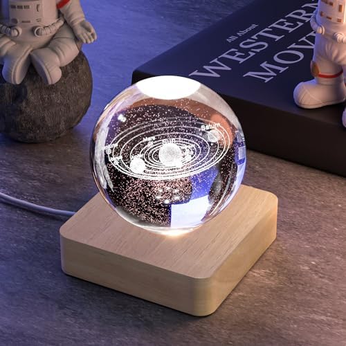 FACMOGU Wooden LED Display with Power Adapter and USB Cable