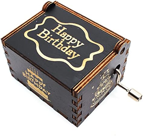 Ukebobo Wooden Happy Birthday Music Box - 16th Birthday Gift