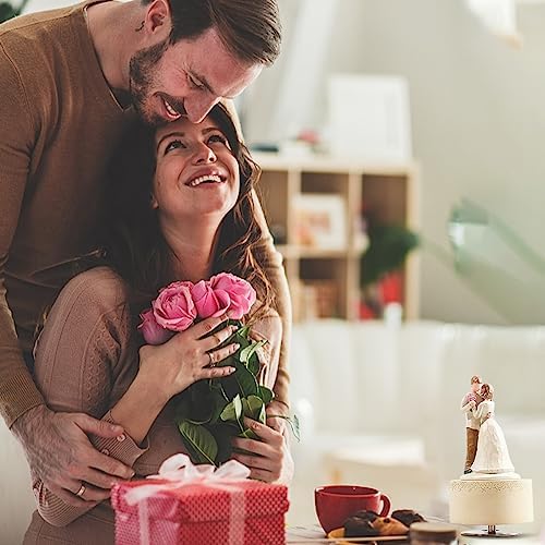 Saeifin Music Box Lovers Gifts Couple Hugging Statue
