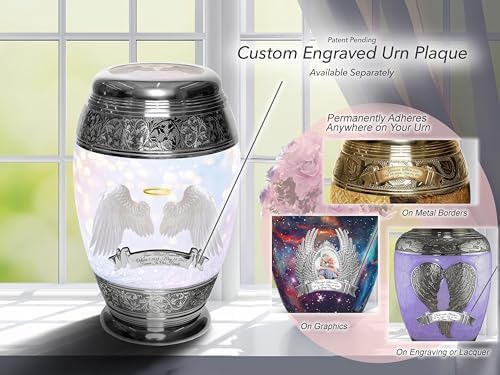 Guardian Angel Cremation Urn for Women - Handcrafted