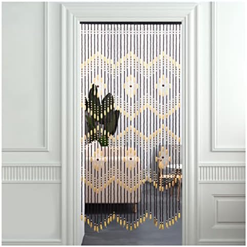 ZHOUXIAO Premium Wood Beaded Curtain for Doorways