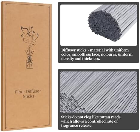 130Pcs Reed Diffuser Sticks - 10 Inch Natural Rattan Scented Wicks