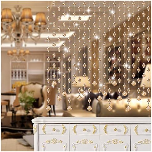 ZHOUXIAO Crystal Beaded Curtain Door Divider