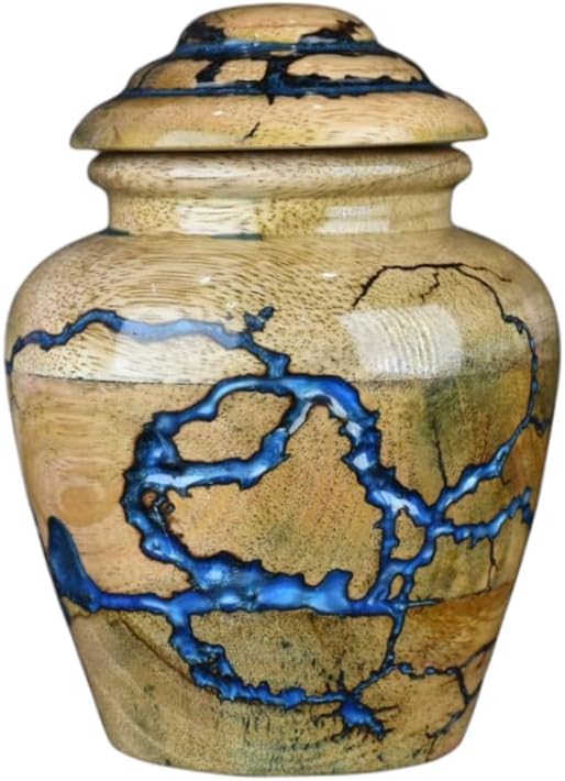 Merit Wooden Craft Cremation Urn for Pets - 20 lbs Capacity