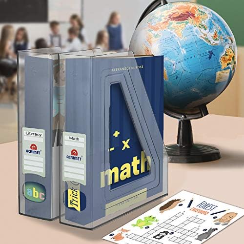 Acrimet Magazine Holder Clear Plastic 2 Pack