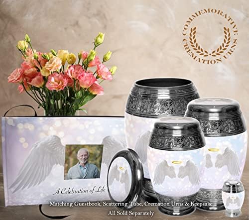 Guardian Angel Cremation Urn for Women - Handcrafted