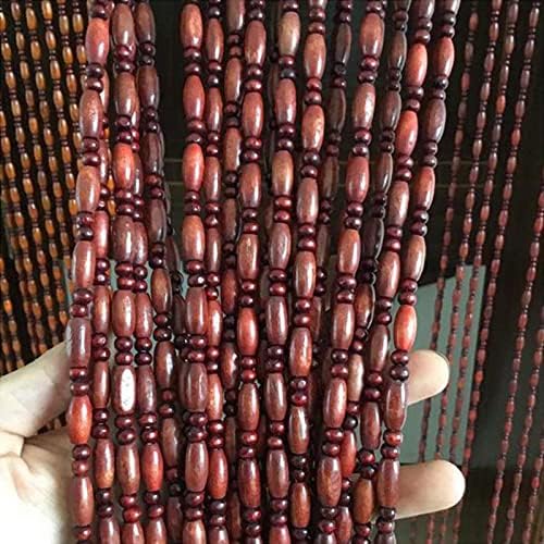 Wood Beaded Curtain for Doorway and Room Decorations