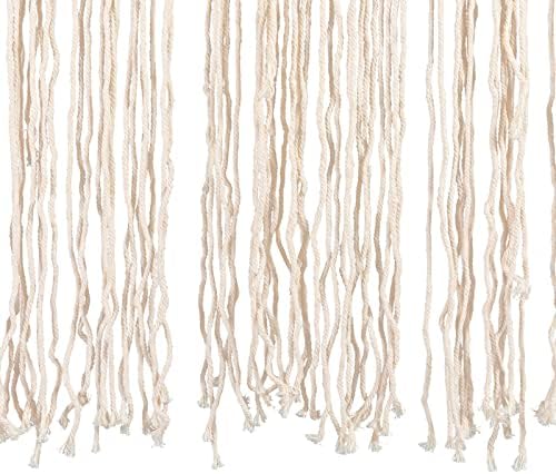 2Pcs Macram Curtain with Tassels for Living Room and Bedroom