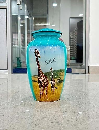 Two Giraffe Cremation Urns for Human Ashes