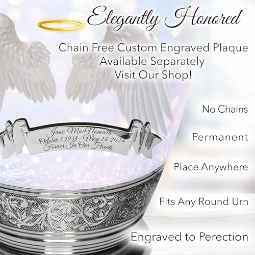 Guardian Angel Cremation Urn for Women - Handcrafted