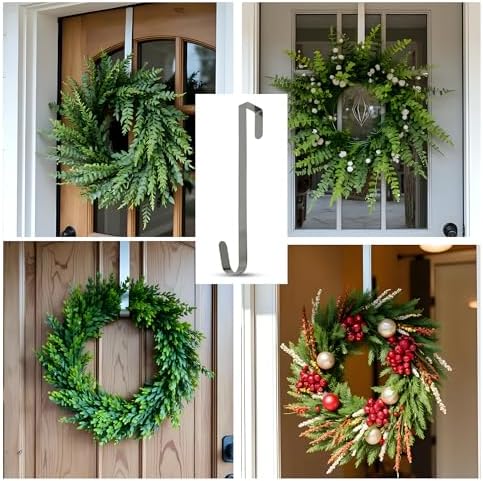 Iconikal 4 Pack Wreath Hangers 13 Inch 10 lb Capacity
