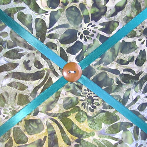 16x20 Zinnia Patch Earth Batik Memo Board