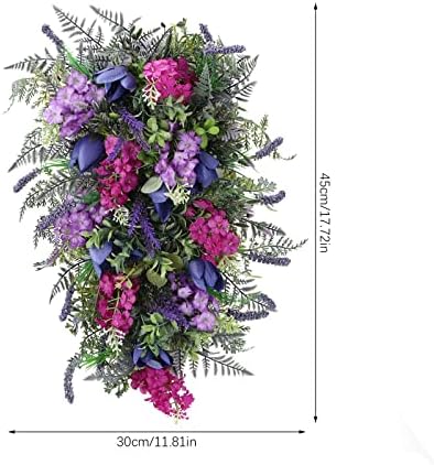 BEIJIALY Spring Wreath for Front Door Decor