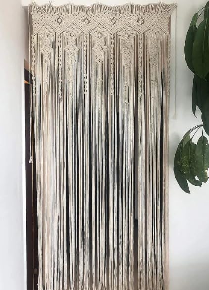 Bohemian Macrame Door Curtain Wall Hanging