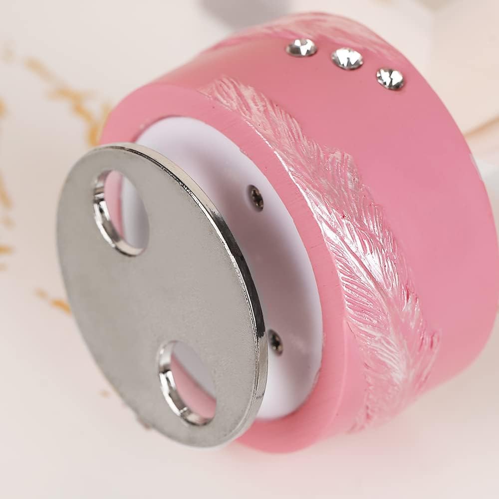 Molchagar Ballerina Rotating Music Box Figurine Pink