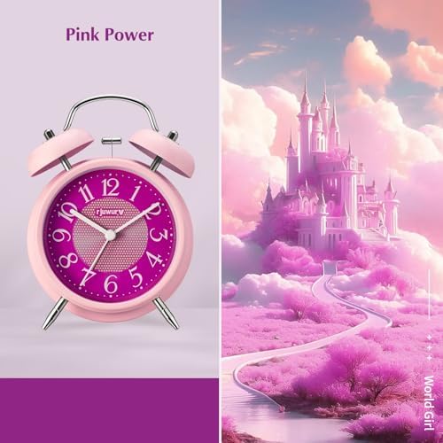 4 Inch Loud Alarm Twin Bell Clock with Night Light