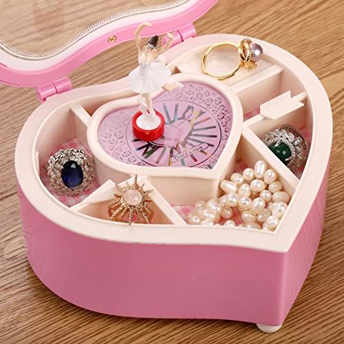 Yarlung Heart Shaped Ballerina Music Box