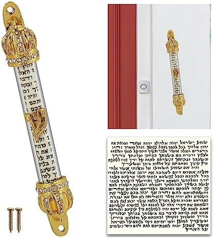 Prefdo Gold Plated Mezuzah Door Frame Decor