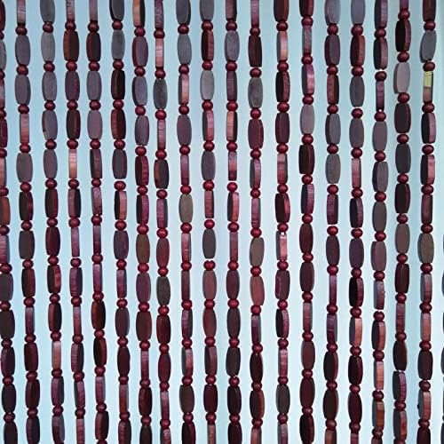 Bamboo Beaded Curtain for Doorways Handmade Custom Design