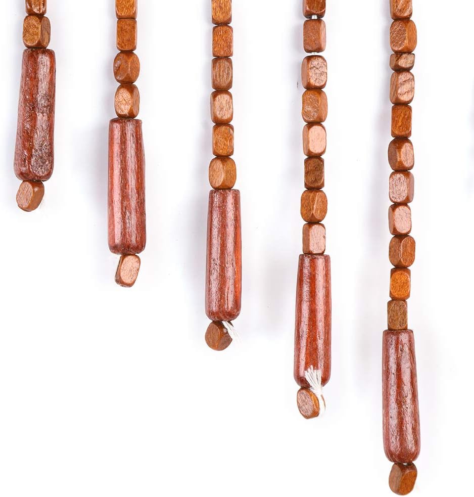 Eapmic 32 Line Bamboo Wood Beaded Curtain