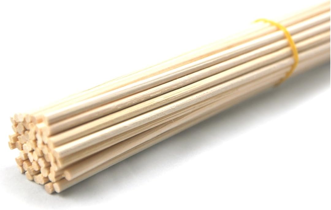 50 Piece Rattan Reed Diffuser Sticks 3mm Natural