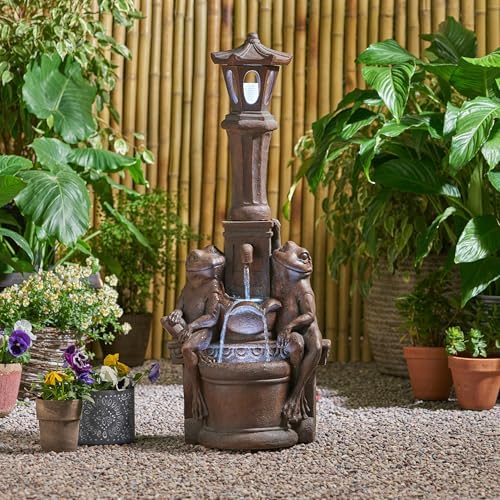 EMOBACO 3725 High Outdoor Water Feature with LED Light
