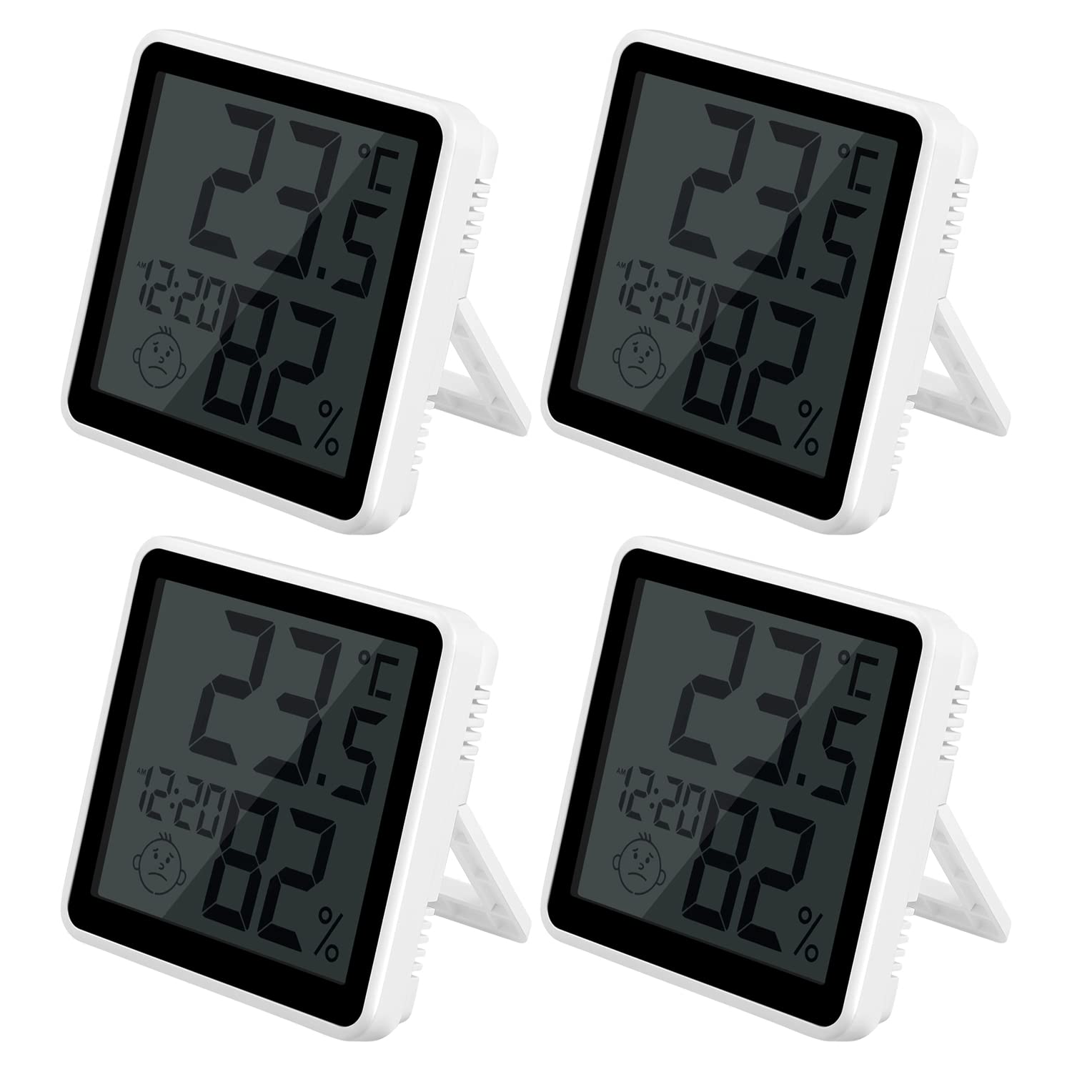 Digital Thermo Hygrometer and Alarm Clock for Shower Room
