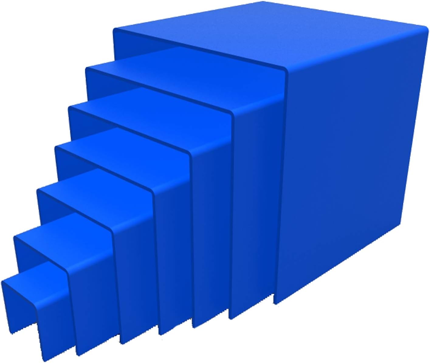 Seven Riser Combo Acrylic Display Pedestals