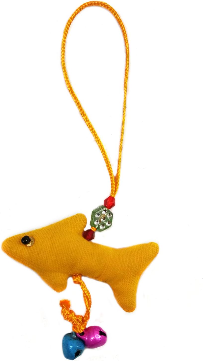 Handcrafted Fish Ornament Car Mirror Hanging Charm