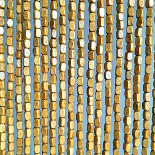 ZHOUXIAO Wooden Beaded Curtain for Doorways