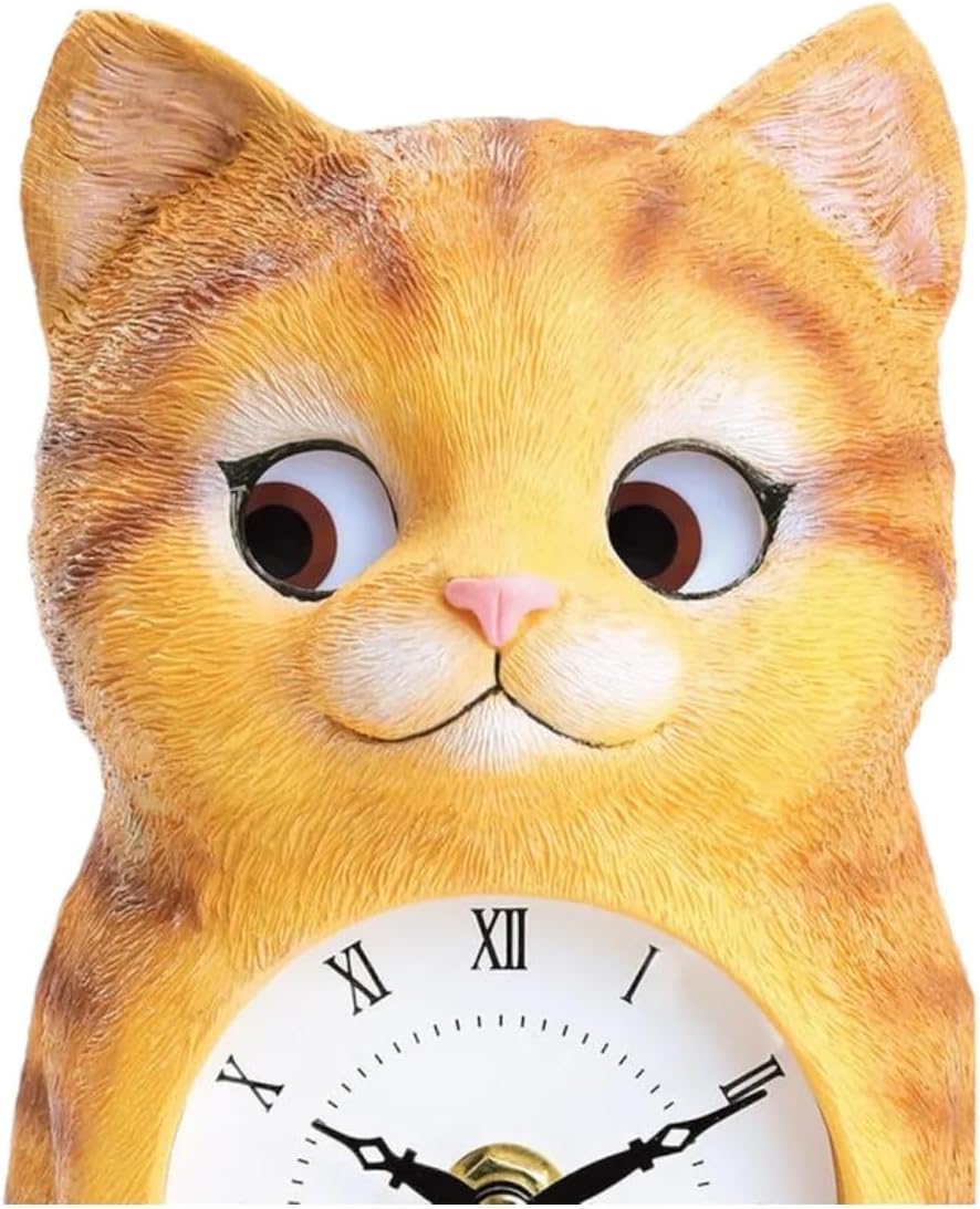 Kitty Clock with Moving Eyes 1