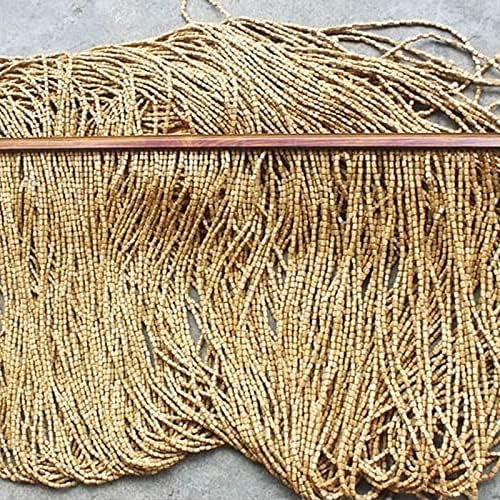 Bamboo Beaded Curtain for Doorway and Room Dividers
