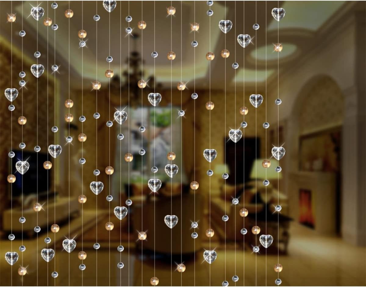 15 Meter Long Crystal String Door Curtain