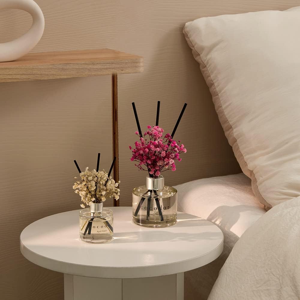 Cocodor Flower Reed Diffuser Set 67oz Lemon Eucalyptus Scent