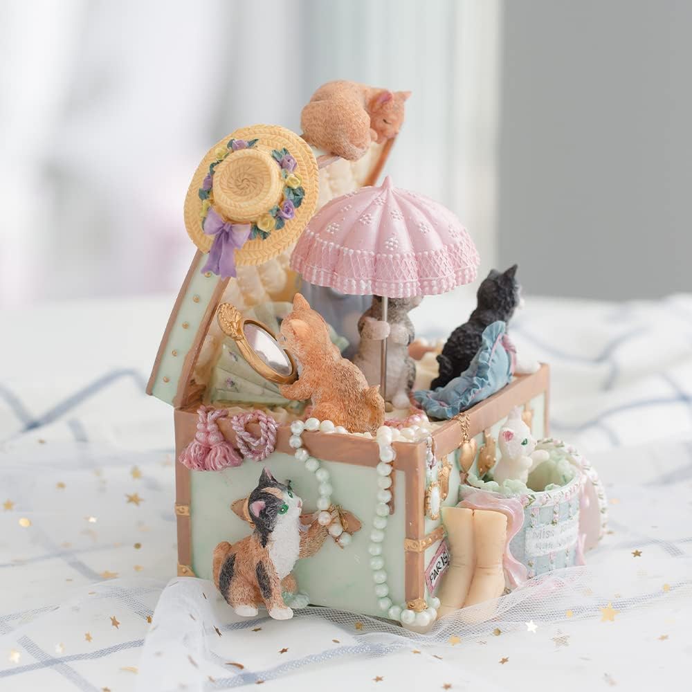 Love For You Musical Cat Decoration Gift Box