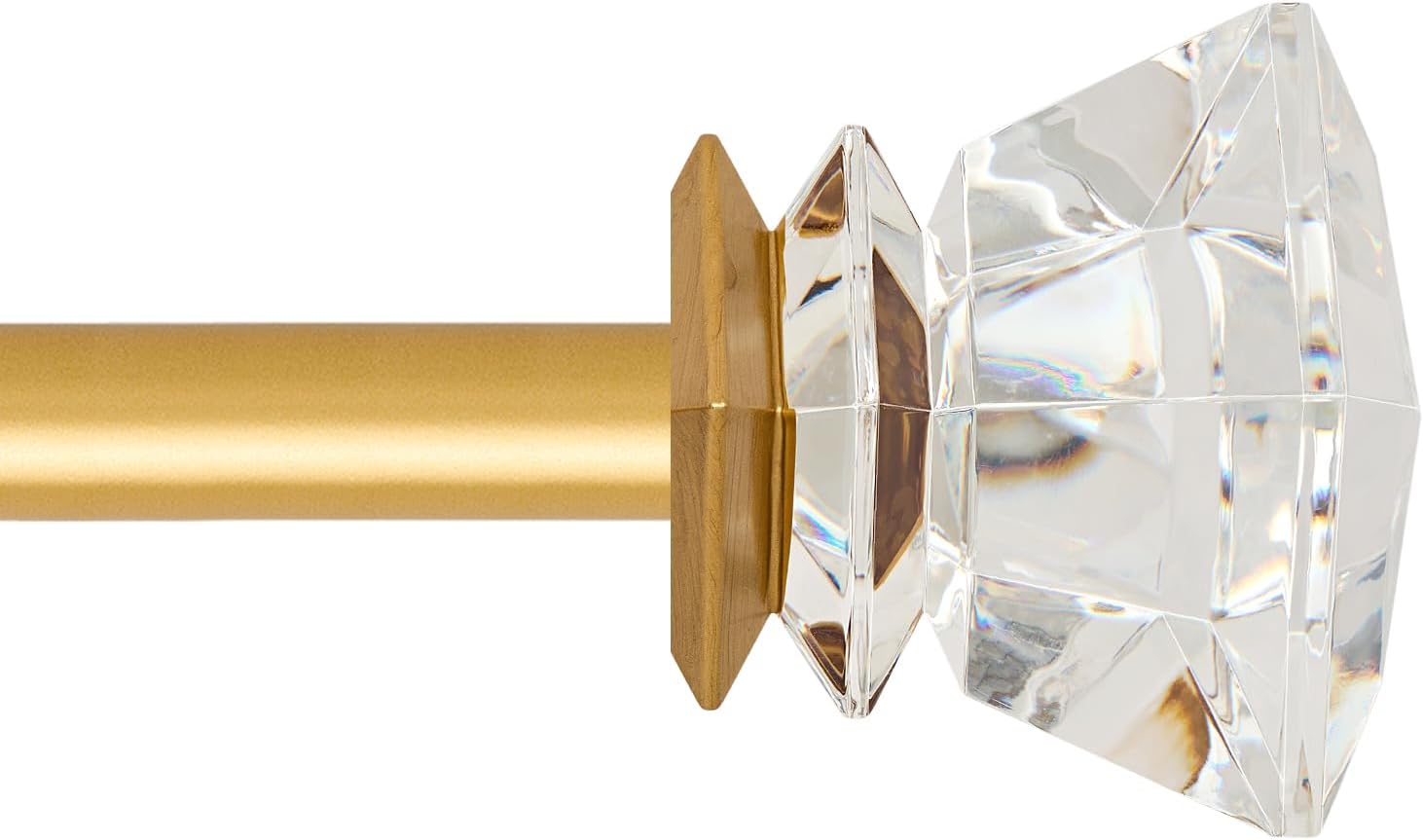 34 Adjustable Curtain Rod 30-126 Inch Gold