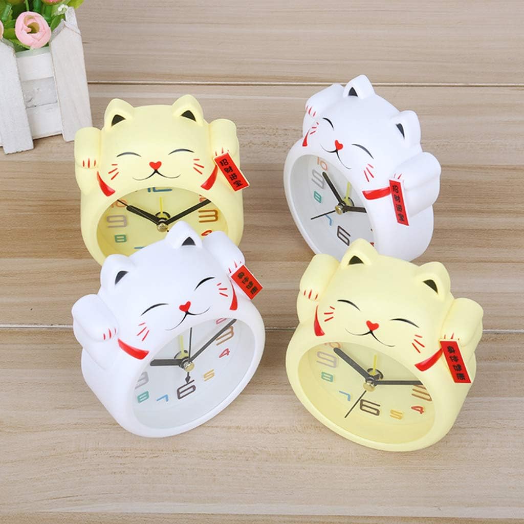 DDARK Alarm Clock Mini Cute Figure Clock with Night Light