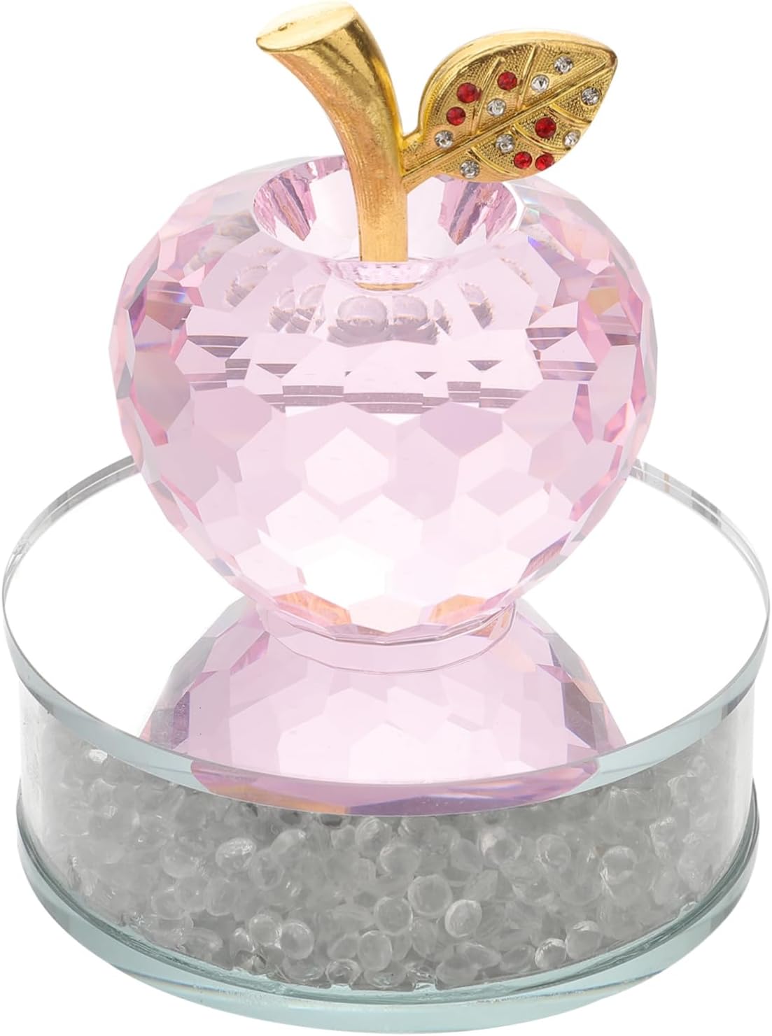 Happyyami Crystal Figurine Decor for Home and Car