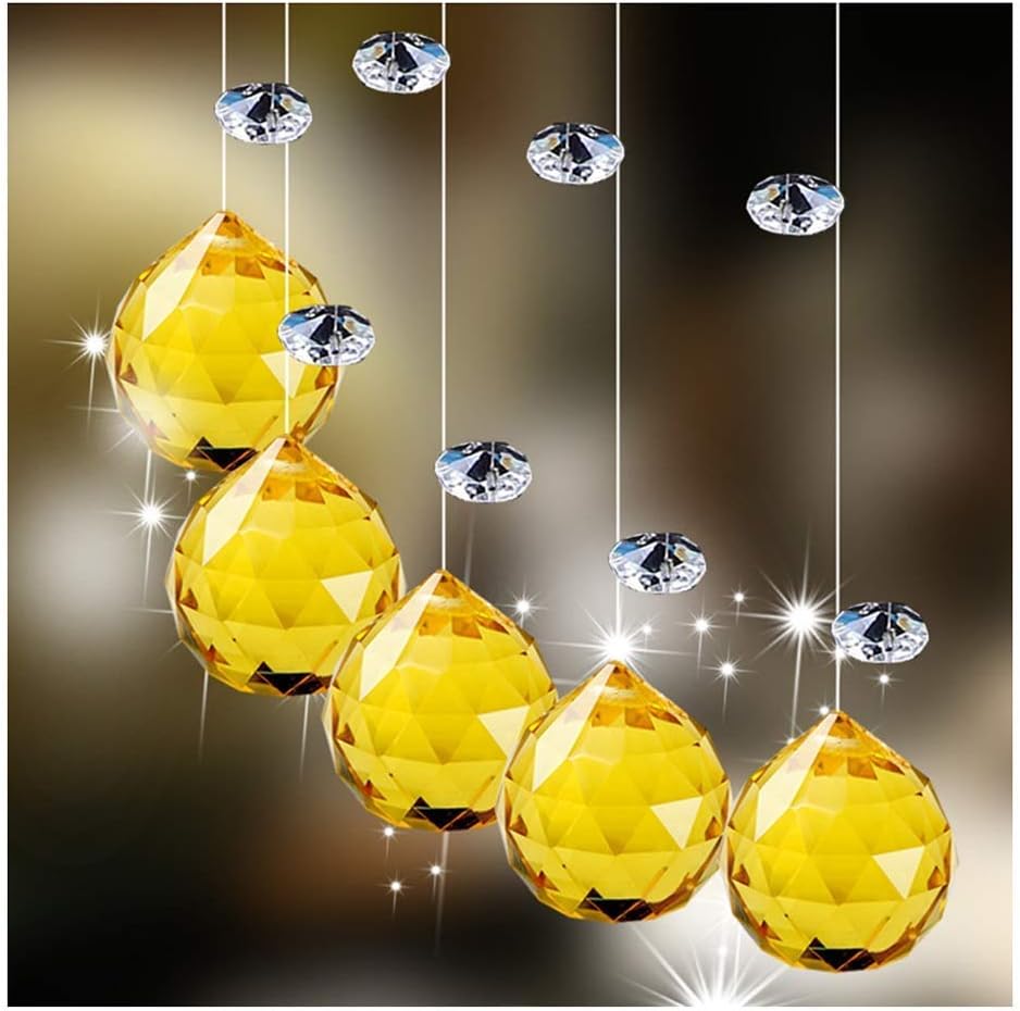 OKUOKA 50 Strands Crystal Bead Curtain for Doorways