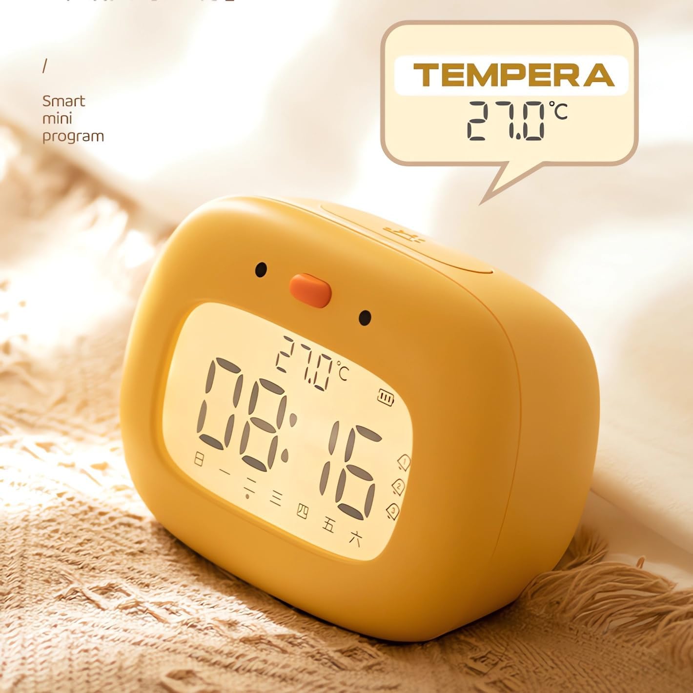 Kids Dinosaur Alarm Clock with Sleep Training and Night Light