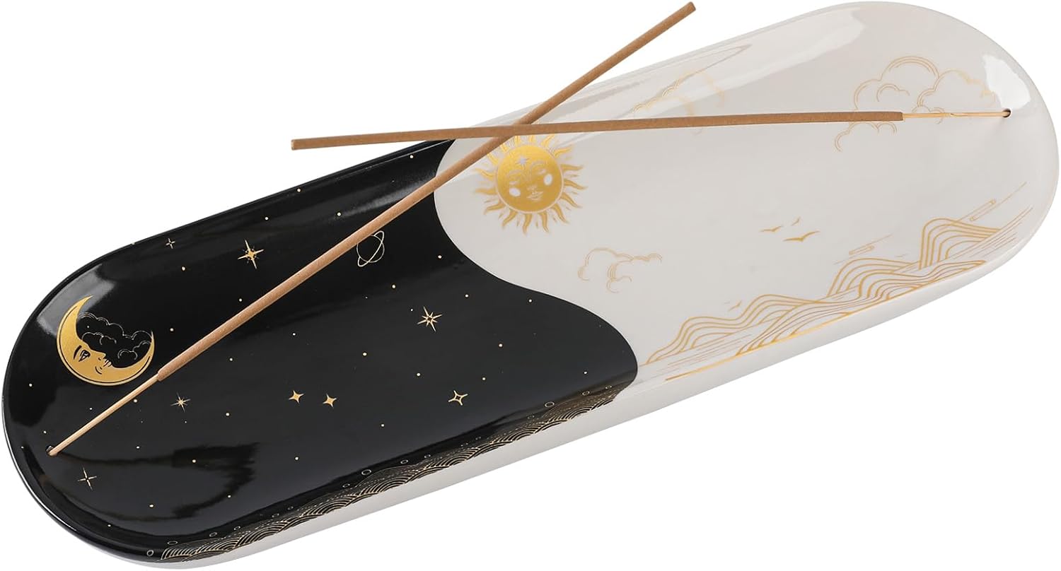 Ceremony Porcelain Incense Holder with 60 Sticks