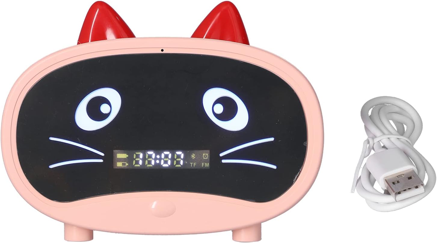 Digital Alarm Clock Speaker with Bluetooth and FM Radio