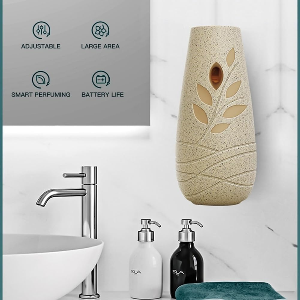 Eco-Friendly Leaf-Shaped Air Freshener Diffuser with Automatic Timer
