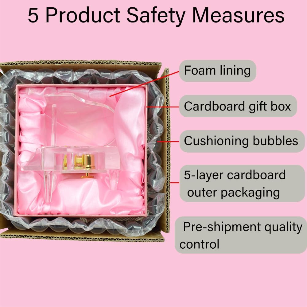 Piano Music Box Crystal Song Fur Elise Romantic Valentine Gift