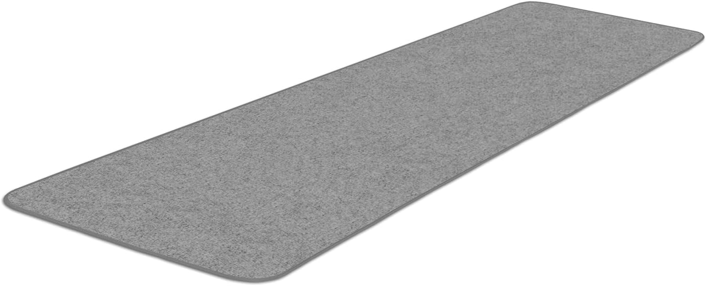 House Home and More Outdoor Carpet Runner Gray 4x10 Feet
