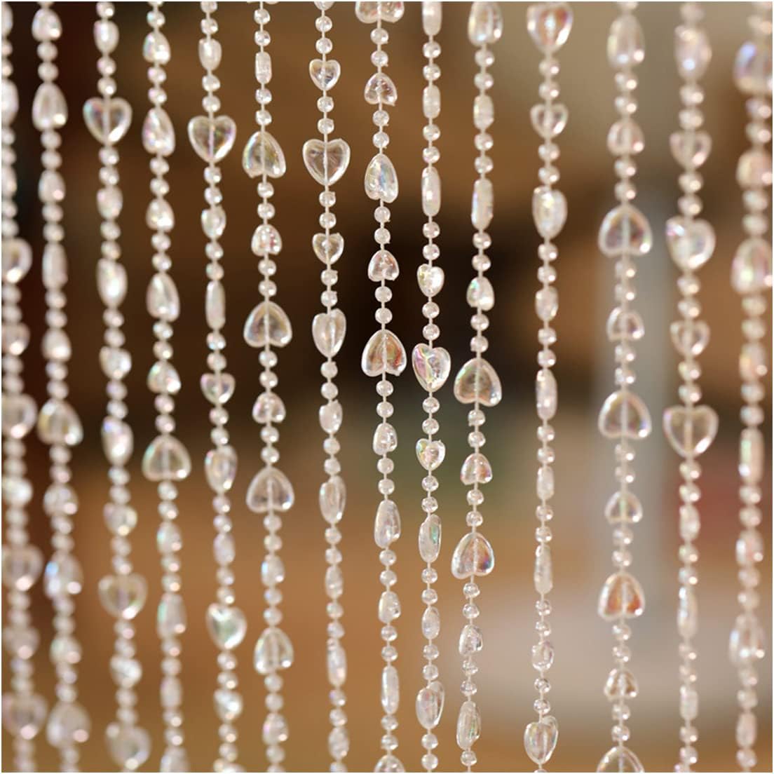 Decorative String Curtain with Tassels 20 pcs Set