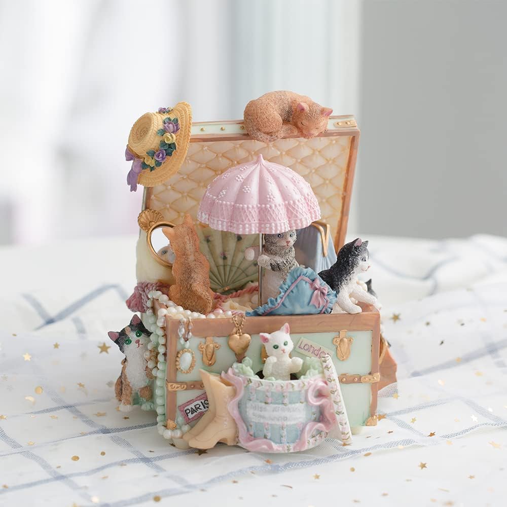 Love For You Musical Cat Decoration Gift Box