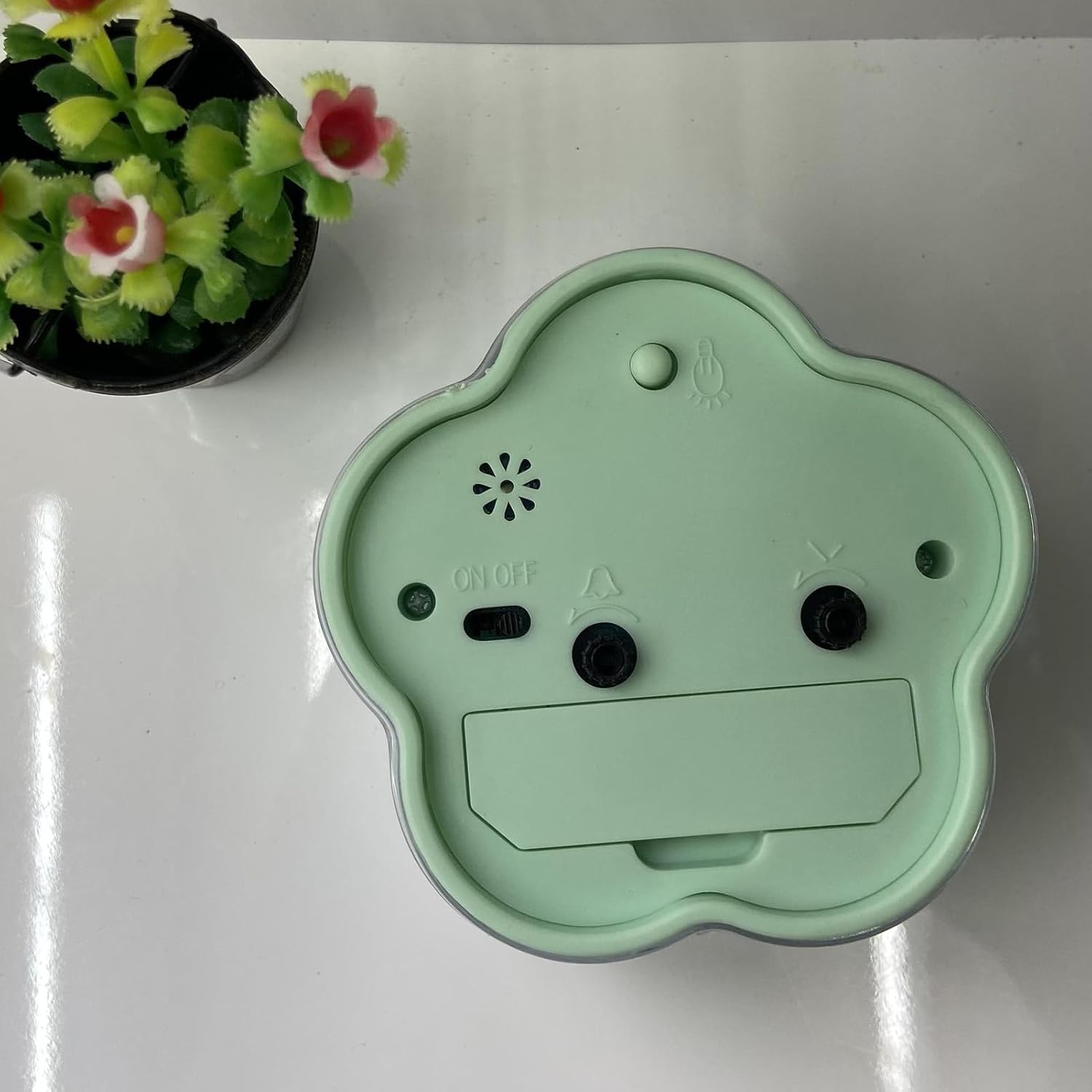 Hztyyier Flower Shape Alarm Clock for Kids