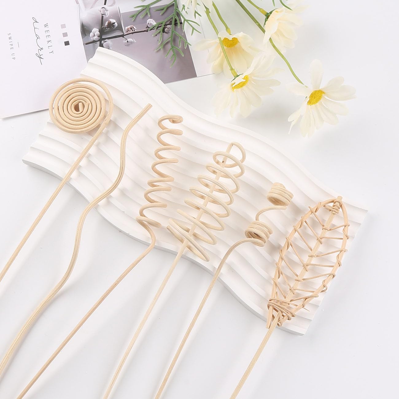 BEITABEI Aromatherapy Stick Natural Wheat Home Decor