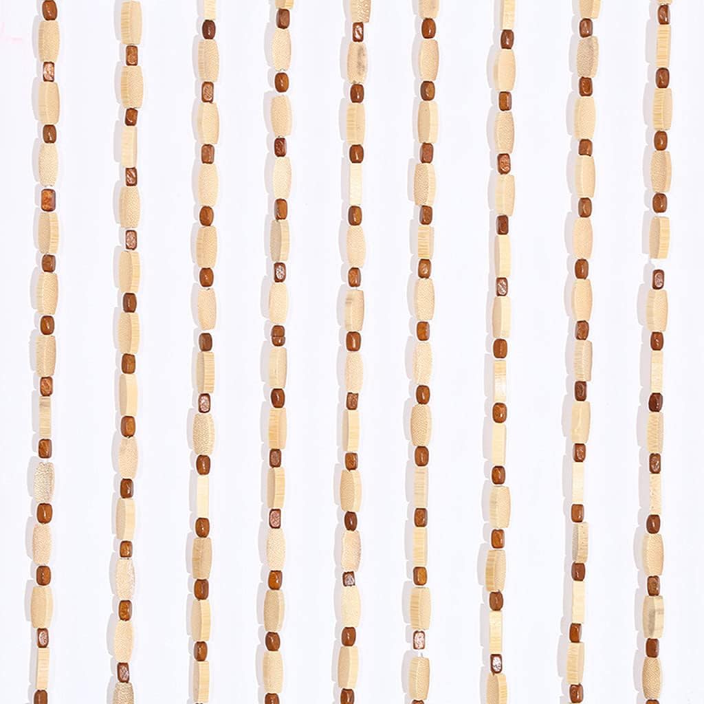 ZHOUXIAO Wood Beaded Curtain for Doorways 1